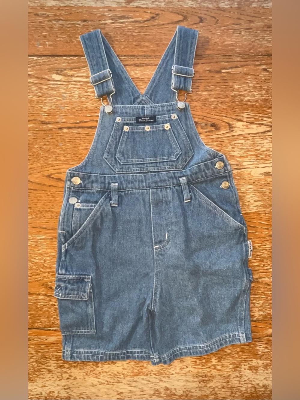 Vintage 90s Weebok by Reebok denim bib overalls Size 5